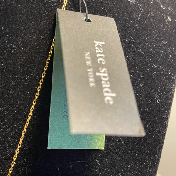 Kate Spade "Strawberry Fields" Gold Plated necklace with Bee & Strawberry - NWT - Picture 4 of 6